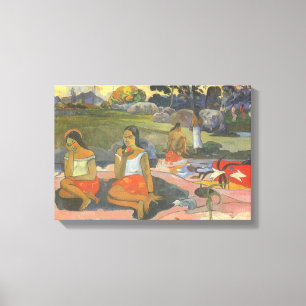 Toile Douce Somnolence par Paul Gauguin, Art Vintage