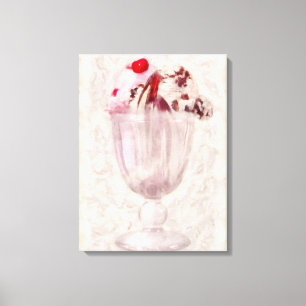 Toile Doux - Crème glacée - Coupe glacée