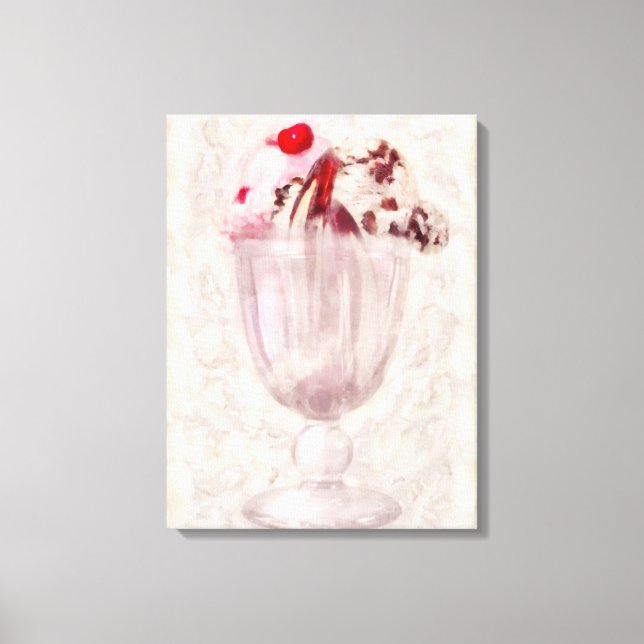 Toile Doux - Crème glacée - Coupe glacée (Recto)