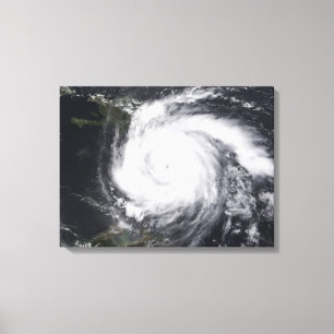 Toile Doyen d'ouragan dans l'Océan atlantique et la