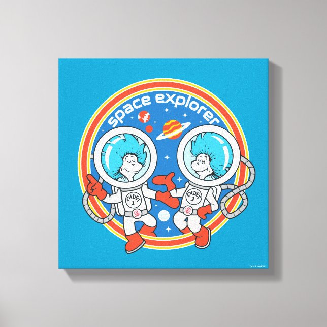 Toile Dr Seuss | Cadet Un Cadet Deux Espace Explorer (Recto)