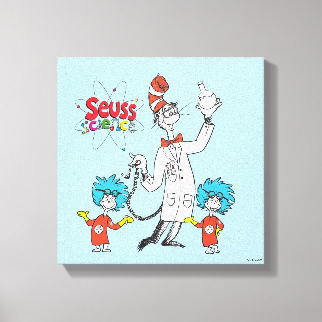 Toile Dr Seuss | Chat dans la science de la sécurité Cas (Recto)