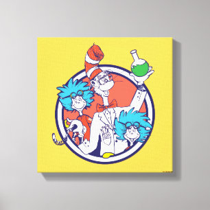 Toile Dr Seuss   Chat dans le Casquette & Lab Tech 1 Lab