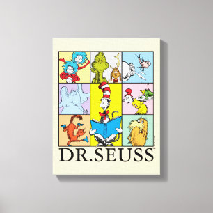 Toile Dr Seuss Graphique Histoires