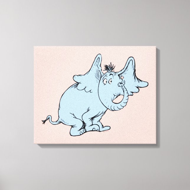 Toile Dr. Seuss | Horton Côté Regard (Recto)