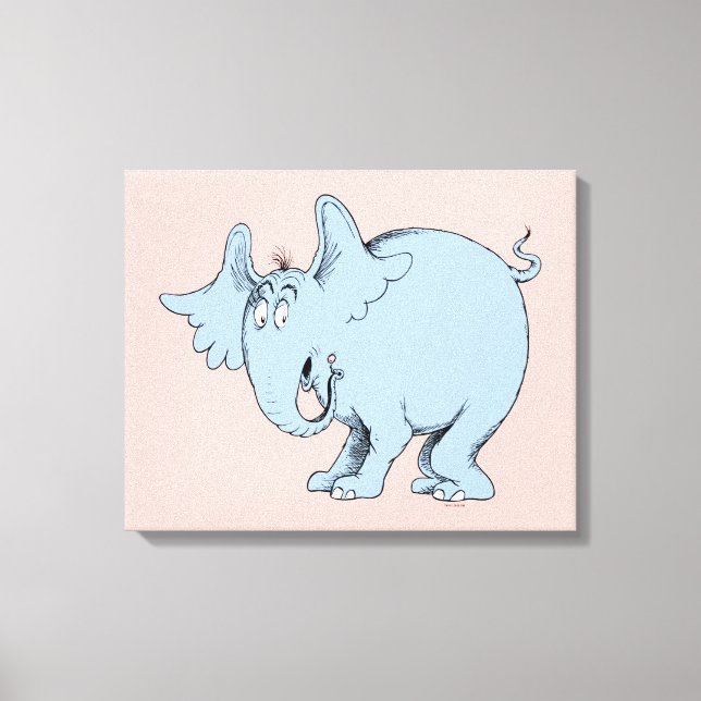 Toile Dr. Seuss | Horton entend un qui! (Recto)