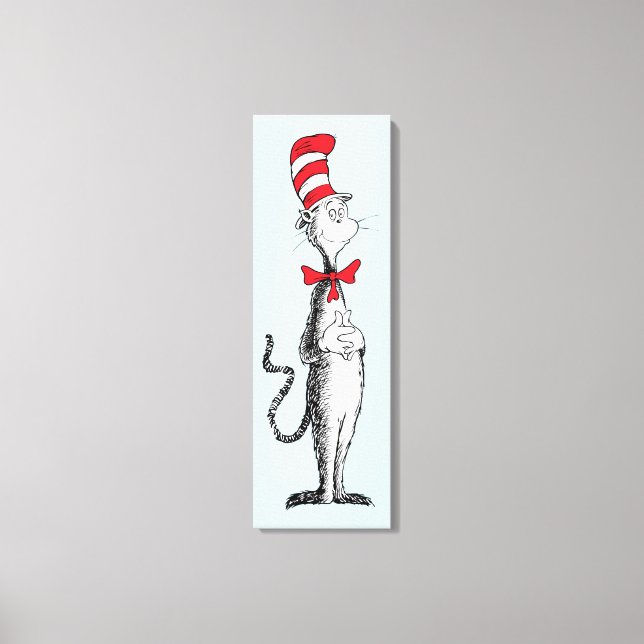 Toile Dr. Seuss Le Chat dans le Chapeau Debout Fier (Recto)