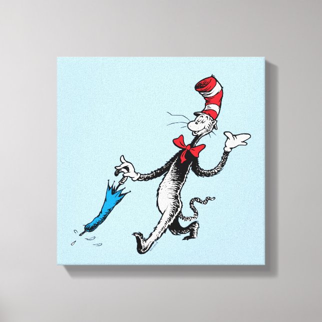 Toile Dr. Seuss | Le Chat dans le Chapeau Marche au para (Recto)