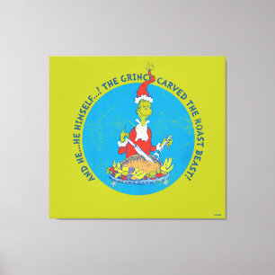 Toile Dr. Seuss Le Grinch Bête rôtie de Noël