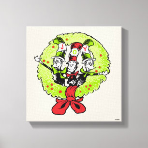 Toile Dr Seuss   Le Grinch   Joie de Noël à Qui-ville