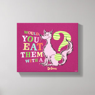 Toile Dr. Seuss   Les mangeriez-vous avec un renard ?
