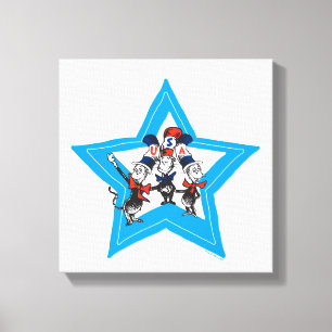 Toile Dr Seuss Little Cats USA Graphisme Casquette