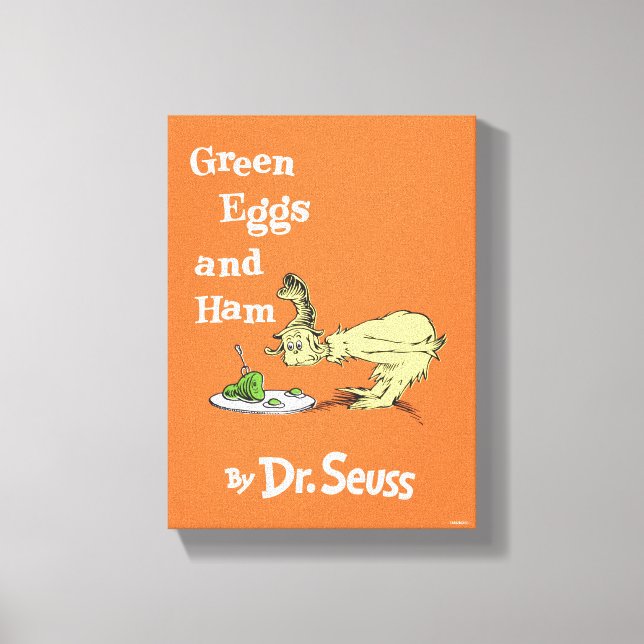 Toile Dr Seuss | Oeufs verts et jambon (Recto)