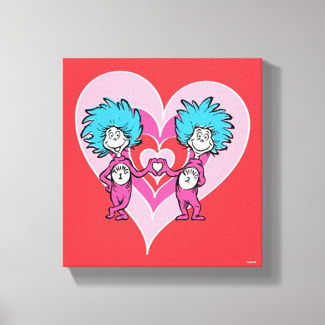 Toile Dr. Seuss Valentine | Chose 1 Chose 2 (Recto)