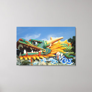 Toile Dragon célèbre à Haw Par Villa à Singapour Asie