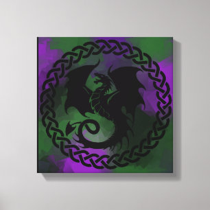 Toile Dragon celtique de cercle