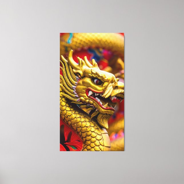 Toile Dragon Chinois (Recto)