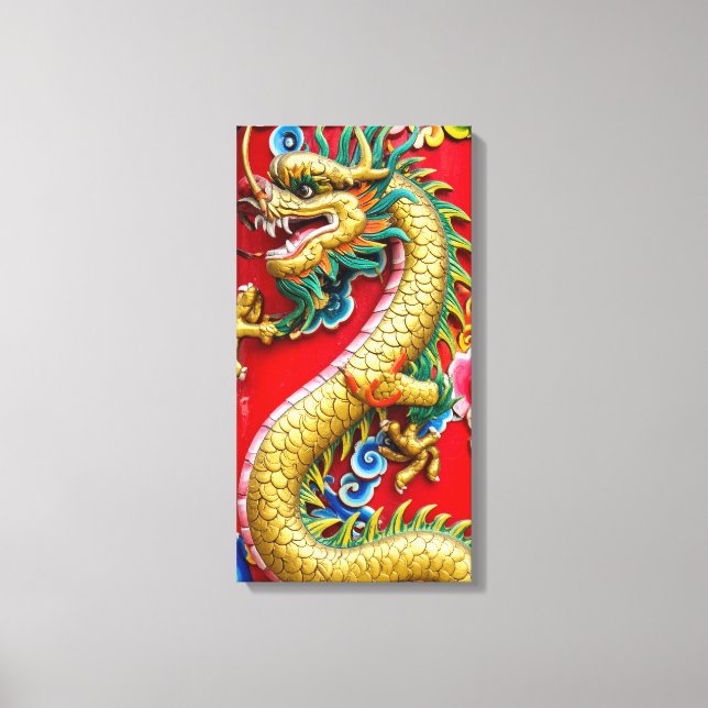 Toile Dragon Chinois (Recto)