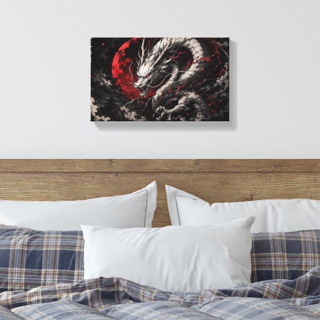 Toile Dragon de la Lune de Sang (Insitu(Chambre))