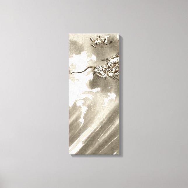 Toile Dragon japonais vintage (Recto)