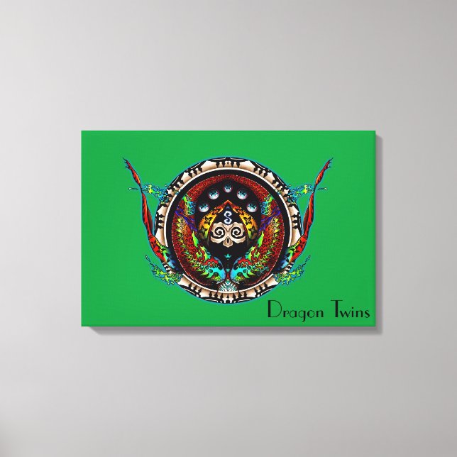 Toile Dragon Twins (Recto)