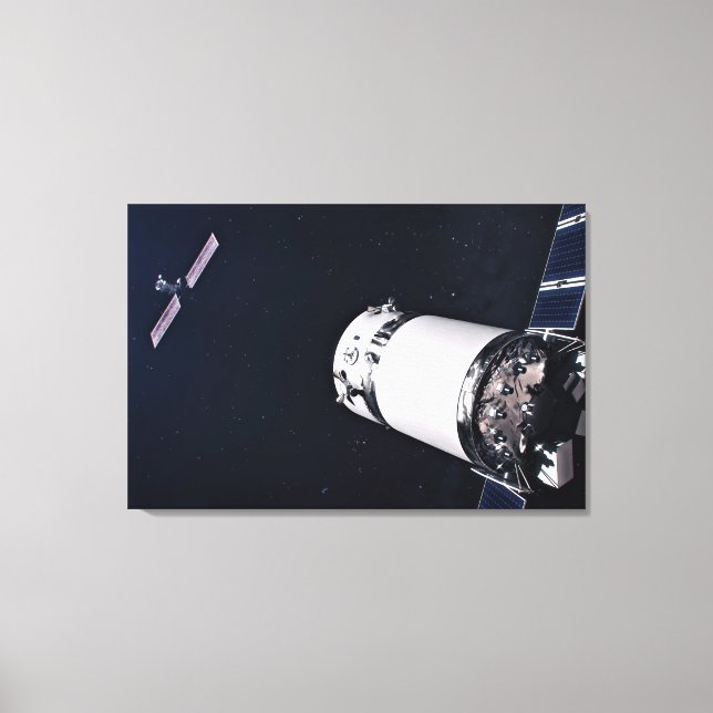 Toile Dragon Xl Spacecraft S'Approche D'Une Passerelle L (Recto)