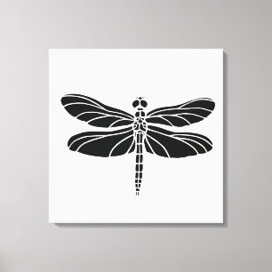 Toile Dragonfly noir