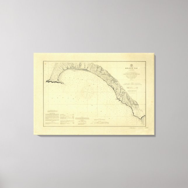 Toile Drake's Bay, Californie (Recto)