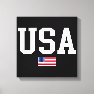 Toile Drapeau américain patriotique USA pour hommes femm