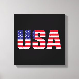 Toile Drapeau Américain Patriotique USA Pour Hommes Femm