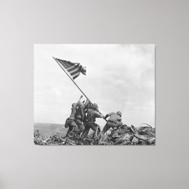 Toile Drapeau américain sur Iwo Jima (1945) (Recto)
