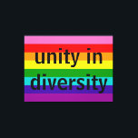 Toile Drapeau arc-en-ciel Original 8 bandes LGBT Gay pri<br><div class="desc">Gay pride arc-en-ciel LGBT Original 8 bandes Drapeau Wrapped Canvas Arc-en-ciel Gay pride LGBT Original 8 bandes Couleurs Drapeau, Version originale huit bandes dessinée par Gilbert Baker en 1978 : unité dans la diversité, vous pouvez modifier ou supprimer tout le texte</div>