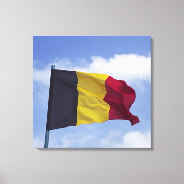 Toile drapeau belge RF) (Recto)