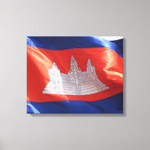 Toile drapeau cambodgien