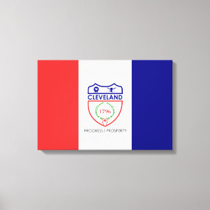 Toile Drapeau de Cleveland (Ohio)