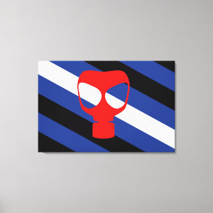 Toile Drapeau de fierté de masque