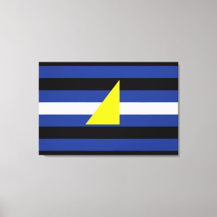 Toile Drapeau de fierté des sports aquatiques