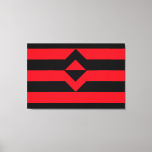 Toile Drapeau de fierté du poing