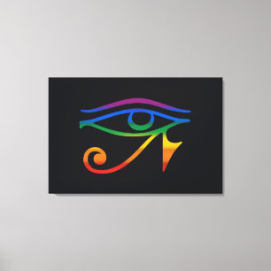 Toile Drapeau de la fierté gay goth