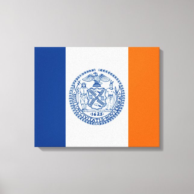 Toile Drapeau de la ville de New York Imprimer (Recto)
