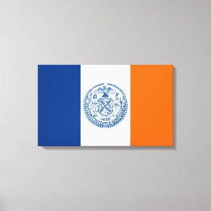 Toile Drapeau de la ville de New York Imprimer