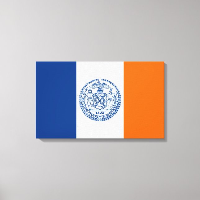 Toile Drapeau de la ville de New York Imprimer (Recto)