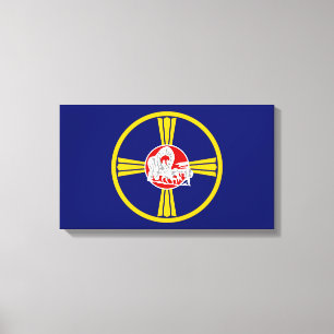 Toile Drapeau de la ville d'Omaha (Nebraska)