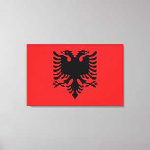 Toile Drapeau de l'Albanie