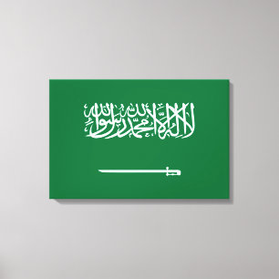 Toile Drapeau de l'Arabie saoudite