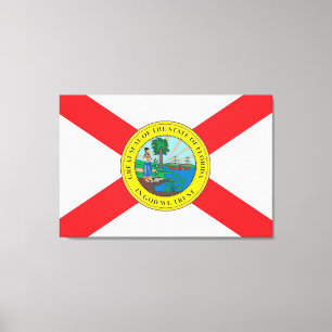 Toile Drapeau de l'État de Floride