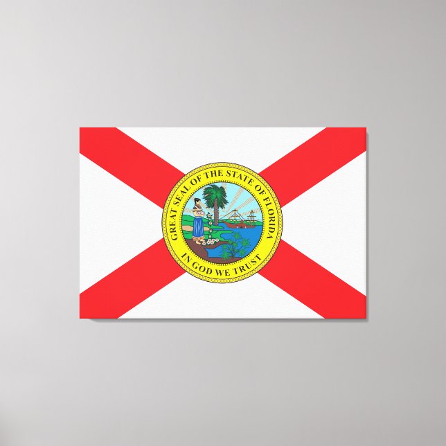 Toile Drapeau de l'État de Floride (Recto)