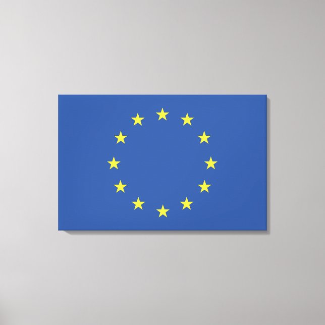 Toile Drapeau de l'Union européenne (Recto)