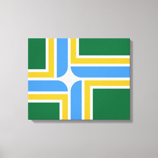 Toile Drapeau de Portland (Oregon) (Recto)