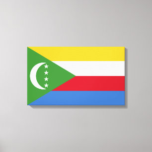 Toile Drapeau des Comores